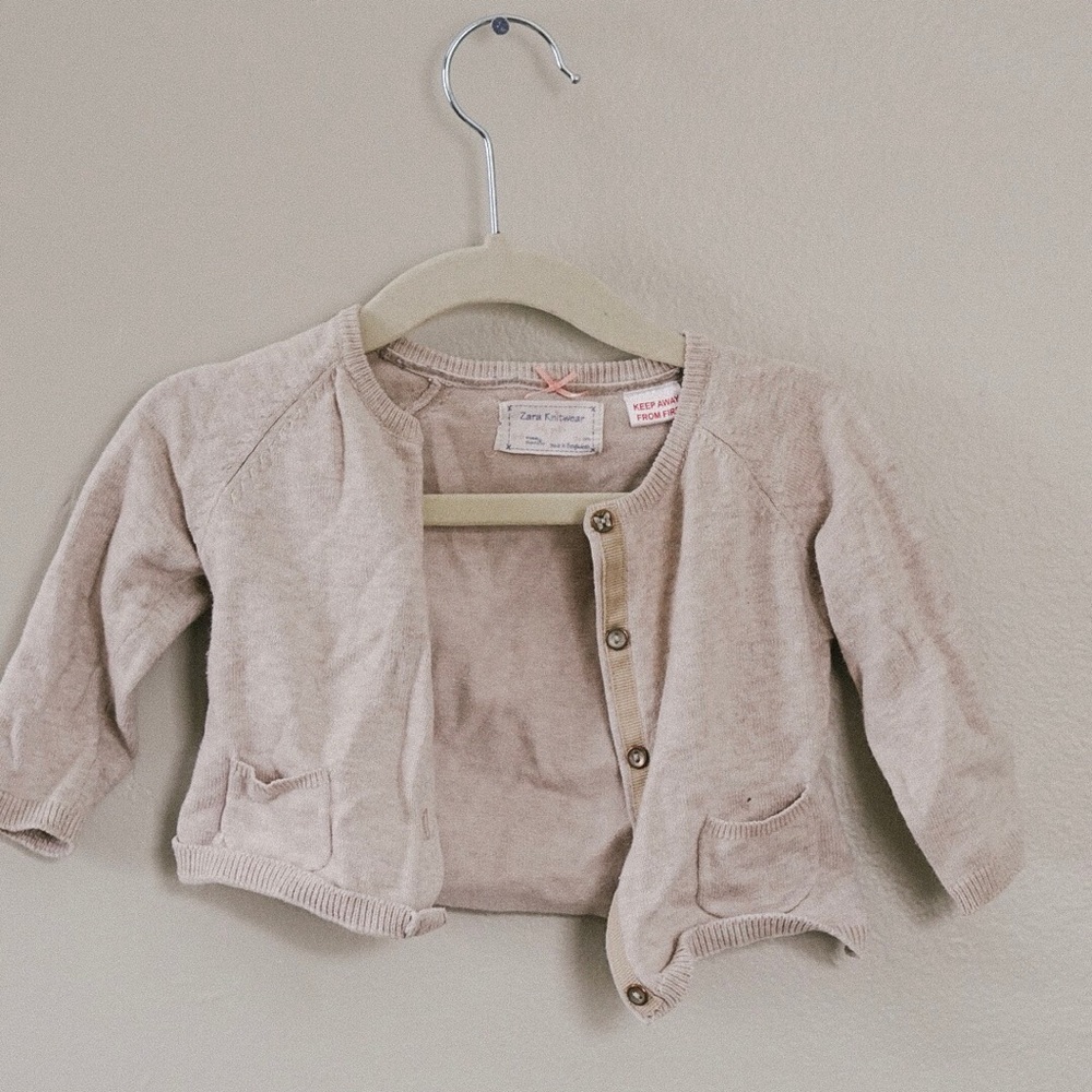 Zara beige cardigan